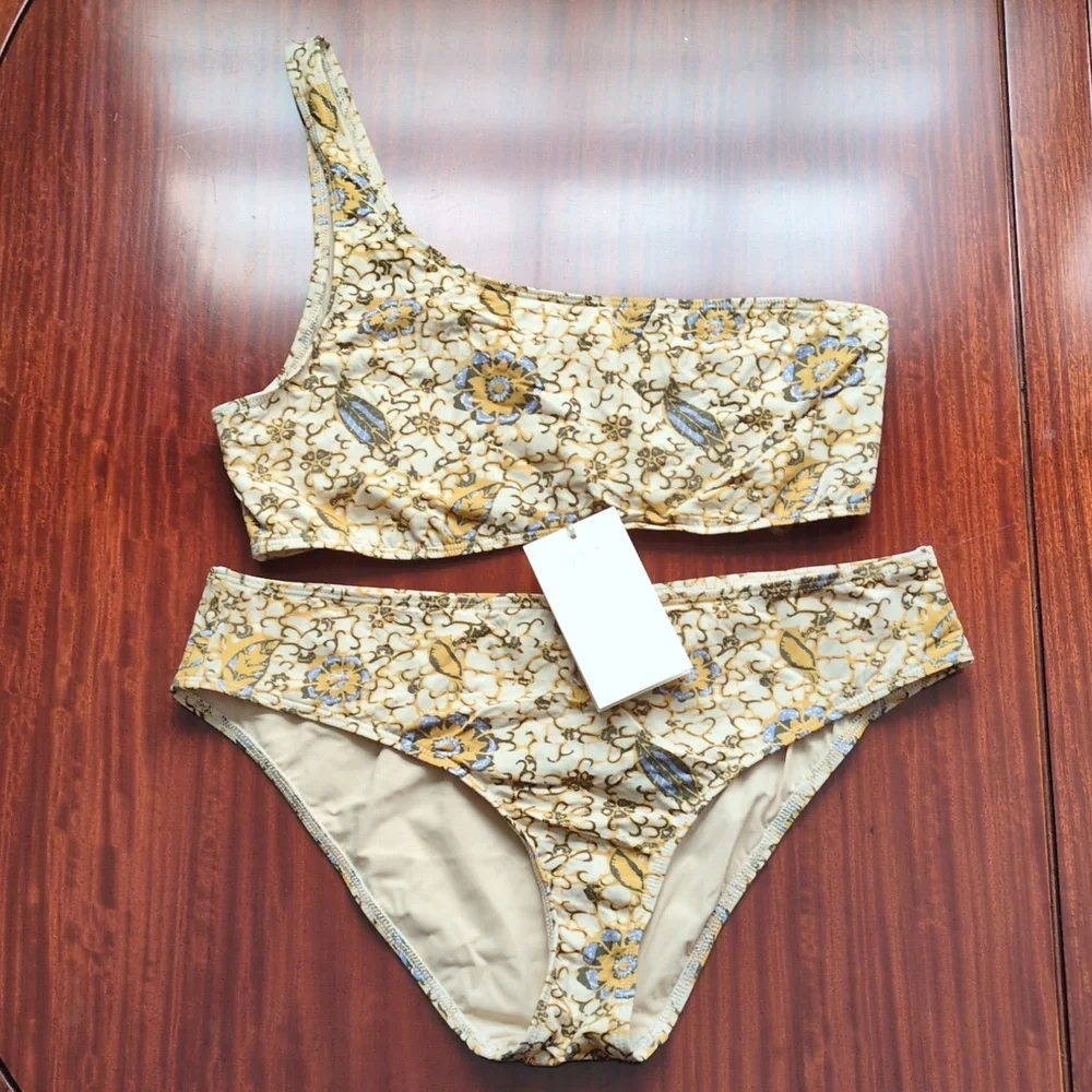 Ulla Johnson Bikini Set In Citrus Size L/XL